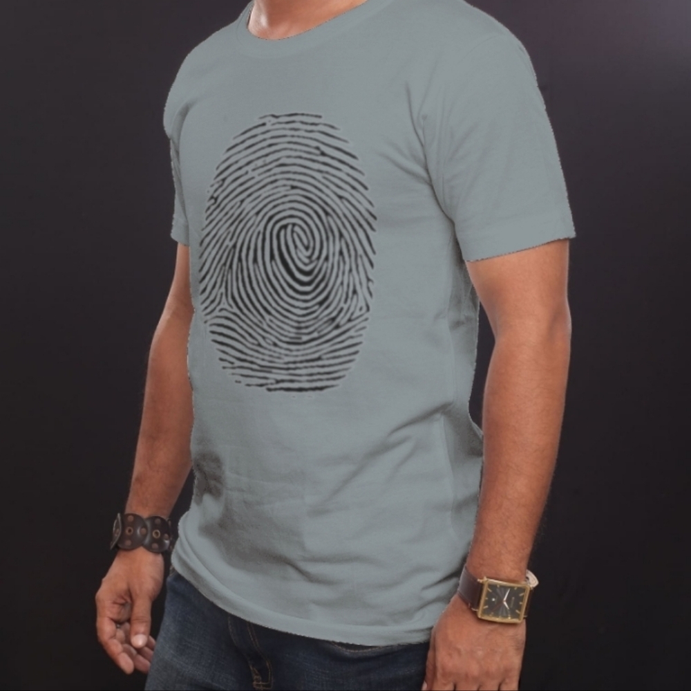 Christian Apparel Tshirt God's Fingerprint shirt design on front & back